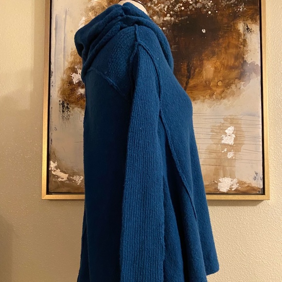 Free People cowl neck / turtleneck long sleeve sweater size XS ~ - Picture 6 of 14